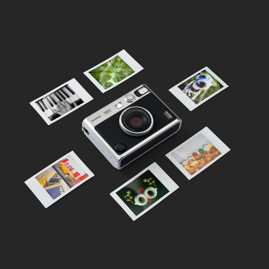 Instax mini Evo Feature Prints Using Effects Black BG_0373_Stack_retouch_v2_300dpi_2000px