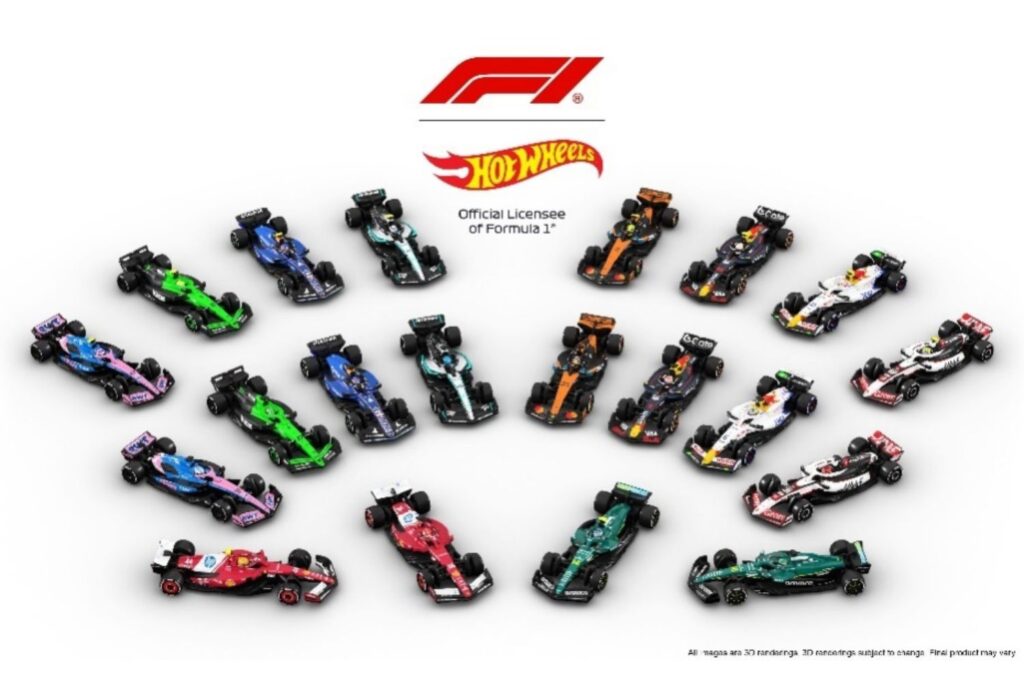 F1 fans get can get all ten teams of Hot Wheels Formula 1 collection