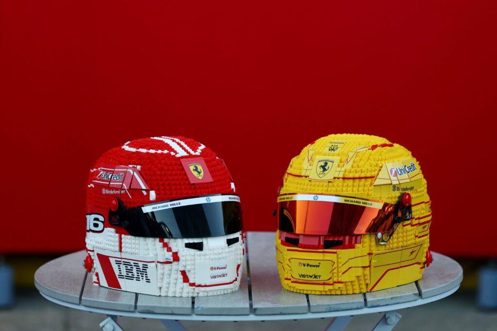 Lego launches Ferrari helmet sets with Leclerc and Hamilton, this is when you can get it