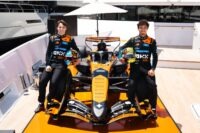 McLaren marks 1,000th F1 race with Lego helmets for Norris and Piastri
